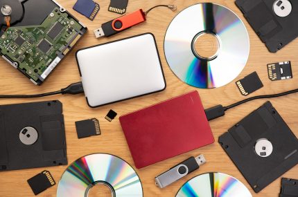 Data storage devices such as CDs, hard drives, pen drives and ot